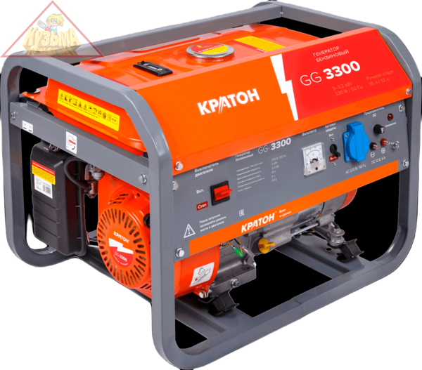 Генератор бензиновый Кратон GG-3300, 3 08 01 040