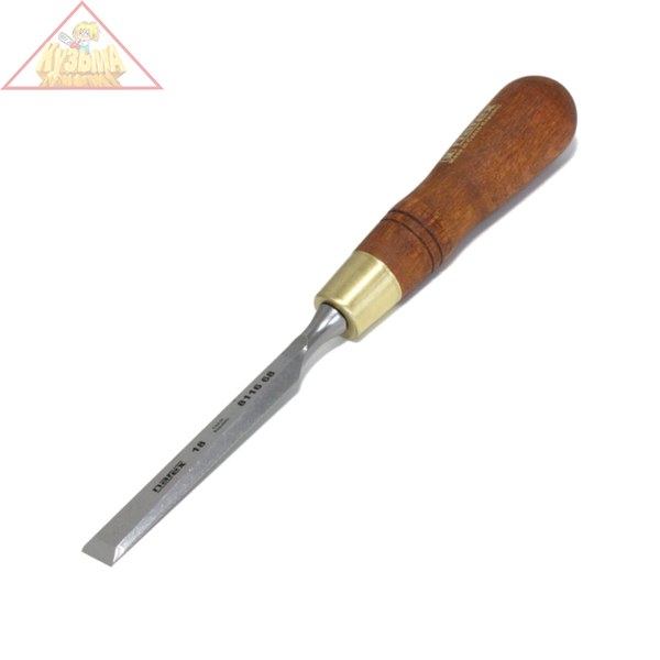 Плоская стамеска с ручкой NAREX WOOD LINE PLUS 18 мм 811668