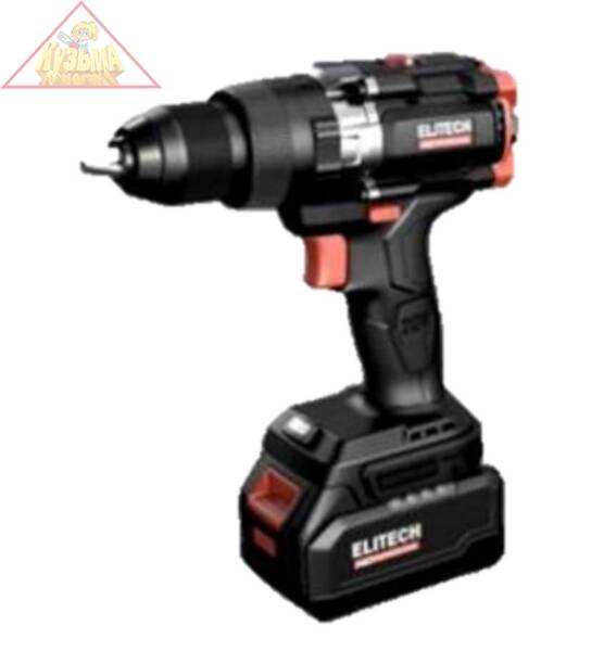 Дрель аккумуляторная ELITECH CD 20BL2 (E2201.042.02), арт. 205728