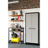 Многофункциональный шкаф пластиковый Keter/Kis Armadio Multispace Titan BK/GL PAL.H.103 (17207418), 241042