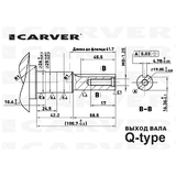 Двигатель бензиновый Carver EX210, арт. 01.010.00150