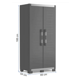 Многофункциональный шкаф пластиковый Keter/Kis Armadio Alto XL Garage BK (17208426), 241543