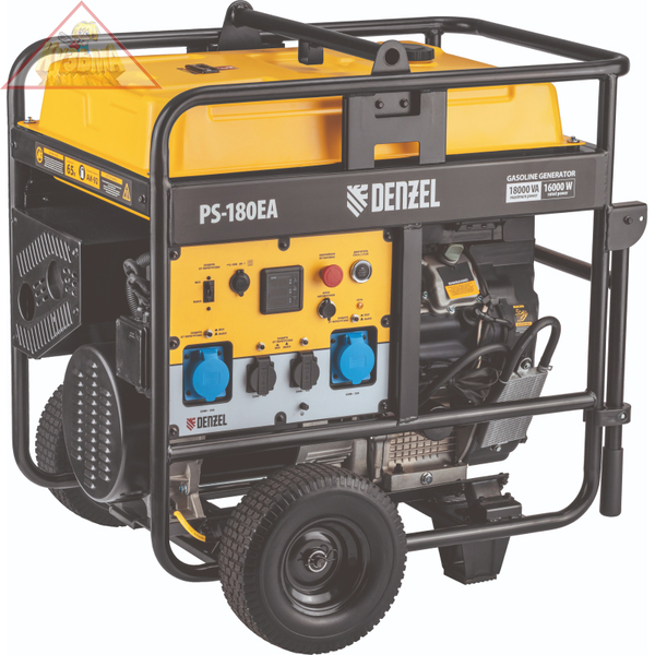 Генератор бензиновый DENZEL PS-180EA, 18 кВт, 230 В, 65 л, разъём ATS, электростартер арт. 946974
