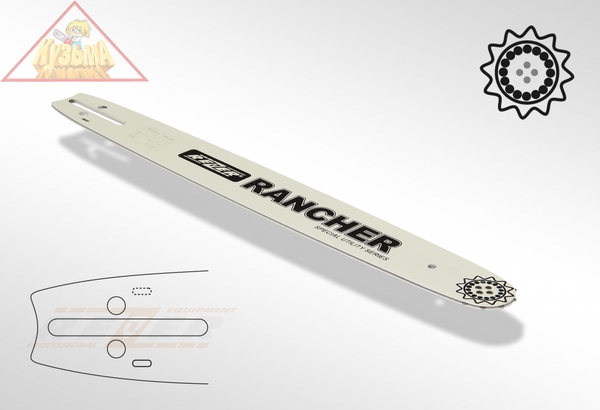 Шина Rancher 453 L 8 B сварная (Парма 2М, 3; 18"-72зв.) Rezer 