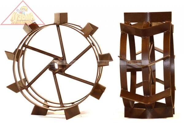 Грунтозацепы (пара) к м/к CARVER, д. 340мм, ширина  90мм, втулка 30мм