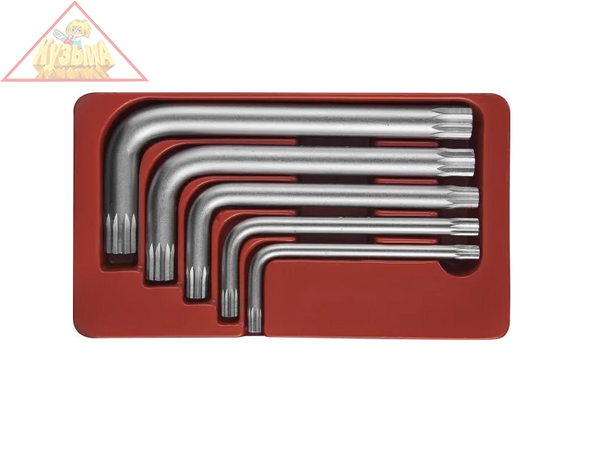 H15M105S Набор ключей торцевых SPLINE М5-М12, 5 предметов Jonnesway