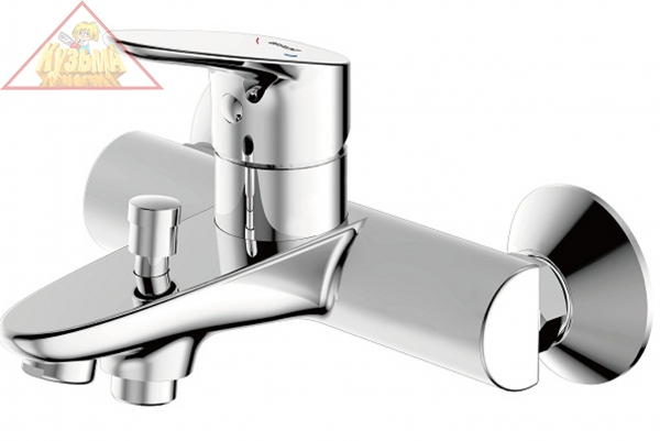 Смеситель для ванны с коротким изливом Bravat Drop, арт. F64898C-01A