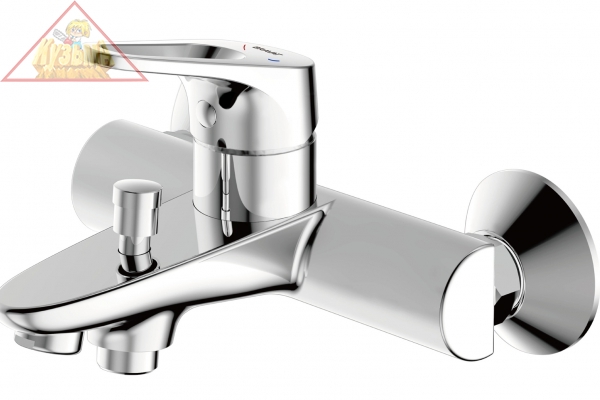 Смеситель для ванны c коротким изливом Bravat Drop-D, арт. F648162C-01