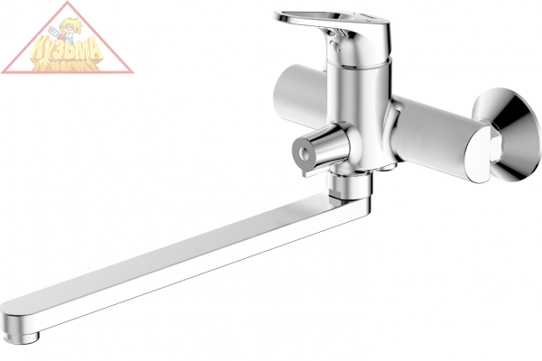 Смеситель для ванны c длинным изливом Bravat Drop-D, арт. F648162C-01A