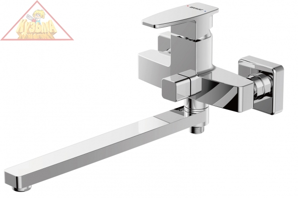 Смеситель для ванны c длинным изливом Bravat Riffle, арт. F672106C-L