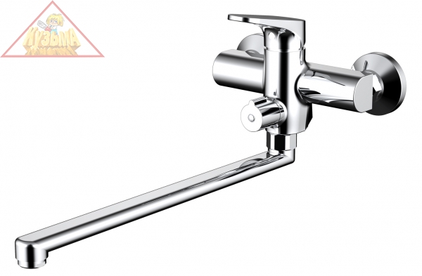 Смеситель для ванны c длинным изливом Bravat Eler, арт. F6191238CP-01L-RUS