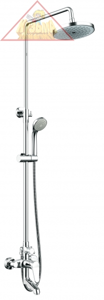 Душевая колонна со смесителем для ванны Bravat Eco, арт. F6111147C-A-RUS