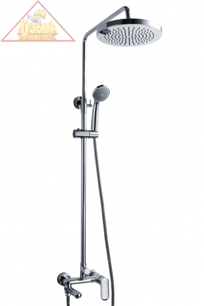 Душевая колонна со смесителем для ванны Bravat Opal C, арт. F6125183CP-A1-RUS