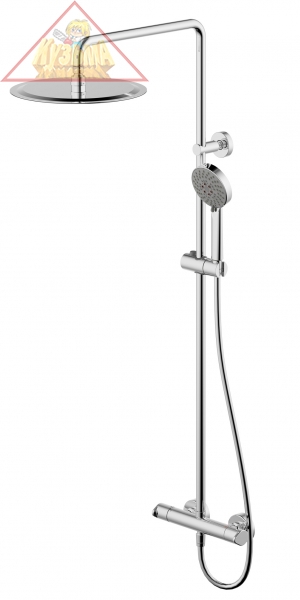 Душевая колонна с термостатическим смесителем для душа Bravat Waterfall, арт. F939114C-A5-RUS 