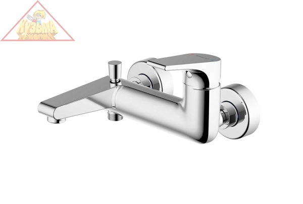 Смеситель для ванны c коротким изливом Bravat Vega, арт. F6119177CP-01