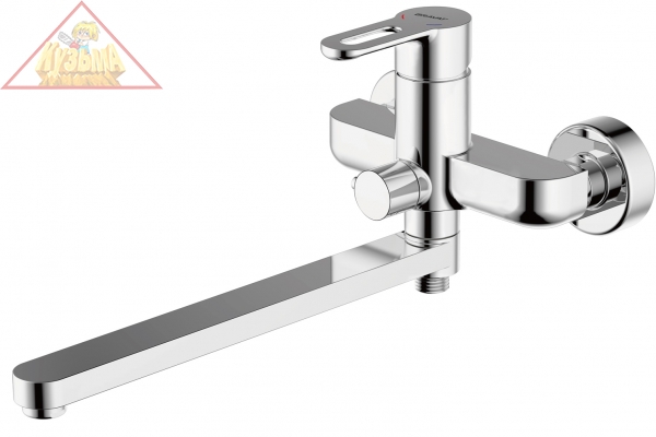 Смеситель для ванны c длинным изливом с аксессуарами Bravat Stream-D, арт. F637163C-LB