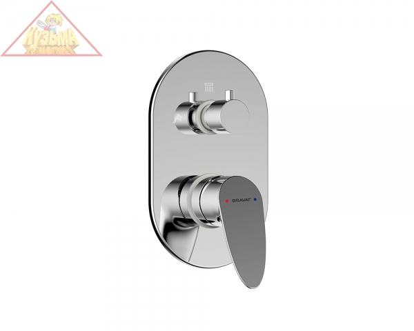 Встраиваемый смеситель 2-функц. Bravat Drop, арт. P69190C-2-RUS