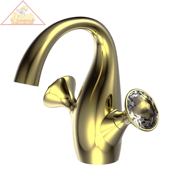 Смеситель для умывальника (GOLDEN) F14287G-ENG Bravat