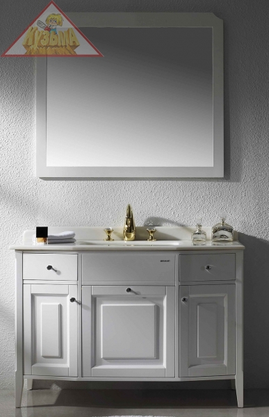 СМЕСИТЕЛЬ ДЛЯ УМЫВАЛЬНИКА НА ТРИ ОТВЕРСТИЯ (GOLDEN) F24287G-ENG Bravat