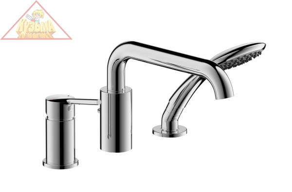 Смеситель на борт ванны Bravat Angel, арт. F5172217CP-1-RUS