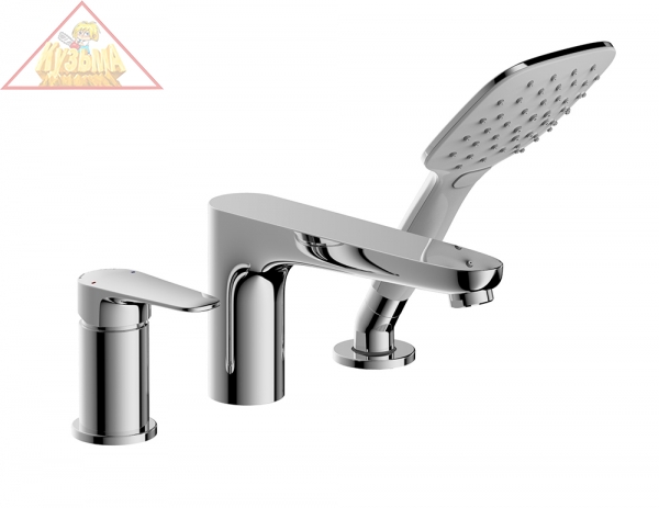 Смеситель на борт ванны Bravat Iguassu, арт. F5173218CP-1-RUS