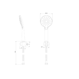 Комплект аксессуаров для смесителя Bravat Eco D2122CP-ENG