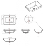 Раковина накладная Bravat Meissen C22206W-ENG