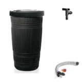 Водосборник Prosperplast Woodcan 265л, черный IDWO265-S411
