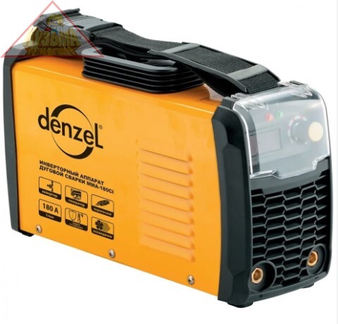 Аппарат инверторный Denzel MMA-200CI, 200 А, ПВР 80%, диам. эл. 1,6-5 мм (арт. 94339)