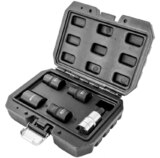 Набор головок торцевых и насадки со вставкой-битой с пятигранным профилем для обслуживания тормозных механизмов 1/2"DR, 5 предметов Thorvik PBCSS5