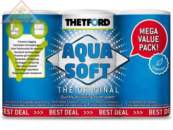 Туалетная бумага для биотуалета Thetford Aqua Soft 202241 6 шт.