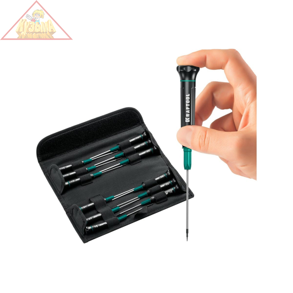 Набор отверток для точных работ 12 шт. KRAFTOOL 25689