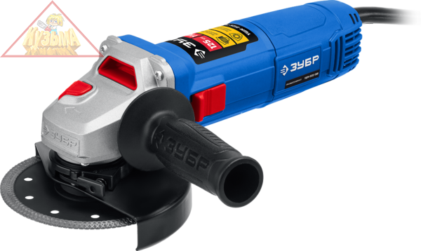 ЗУБР УШМ 125 мм, 1100 Вт, компакт, серия Профессионал арт. УШМ-П125-1100