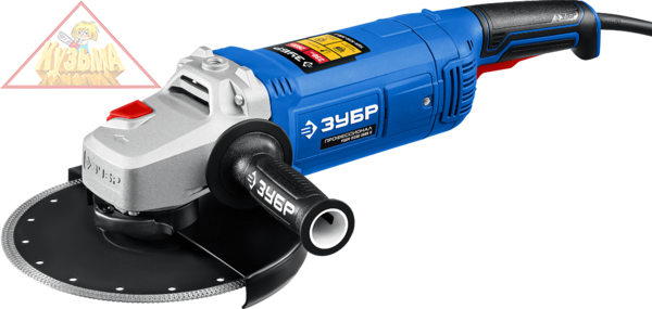 ЗУБР УШМ 230 мм, 2600 Вт, компакт, серия Профессионал арт. УШМ-П230-2600 П
