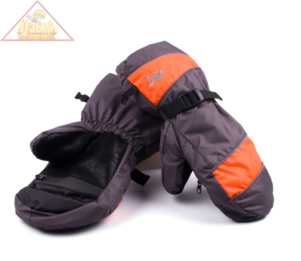 Рукавицы "СИБИРСКИЙ СЛЕДОПЫТ - FISHER", мембрана 3к, серый/оранжевый, р-р XL PF-GL18