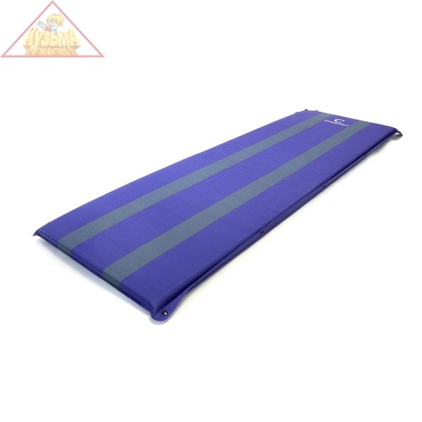 PF-KS-06 Коврик самонадувающийся "СЛЕДОПЫТ" 192x63x3 cм, стандарт, цв. синий/серый