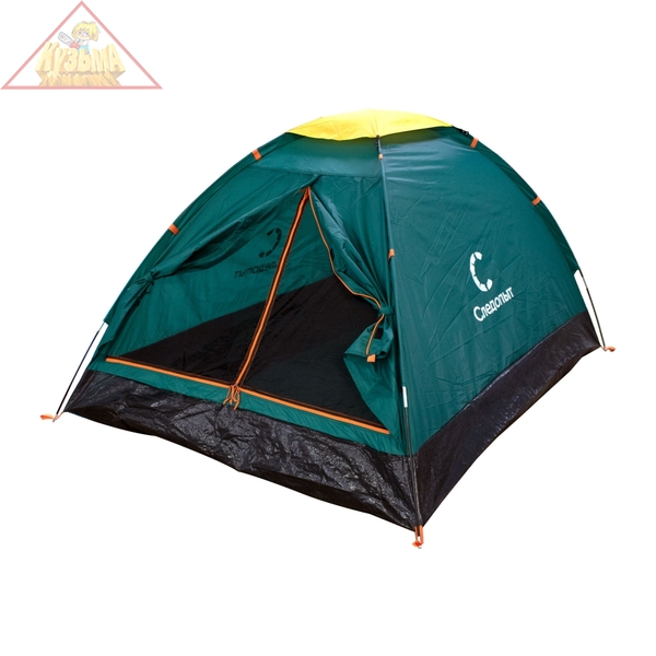 PF-TSS-01 Палатка летняя однослойная "СЛЕДОПЫТ- Aleus 2", 2-х местная 205х150х105см