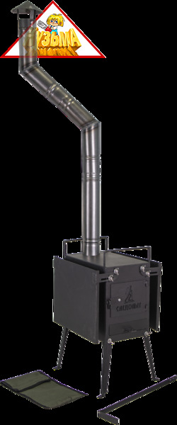 PF-SW-06 Печь дровяная "Следопыт" большая (с экранами, угловыми трубами и грибком)