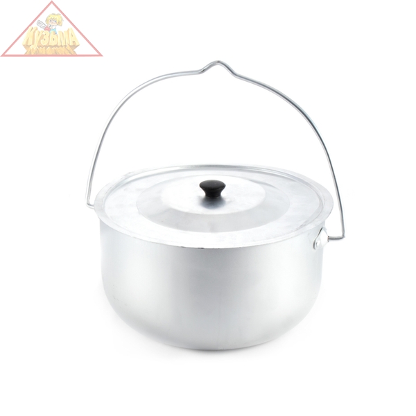 Котелок костровой "СЛЕДОПЫТ" цилиндрический 4,5 л, алюм. PF-CWS-P118