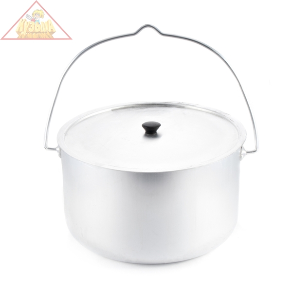 Котелок костровой "СЛЕДОПЫТ" цилиндрический 6 л, алюм. PF-CWS-P119