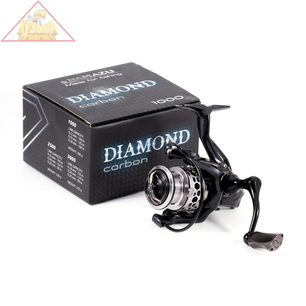 Катушка безынерционная Namazu Pro Diamond Carbon DC1000 , 8+1 подш., метал. шпуля/20/, N-RDC1000