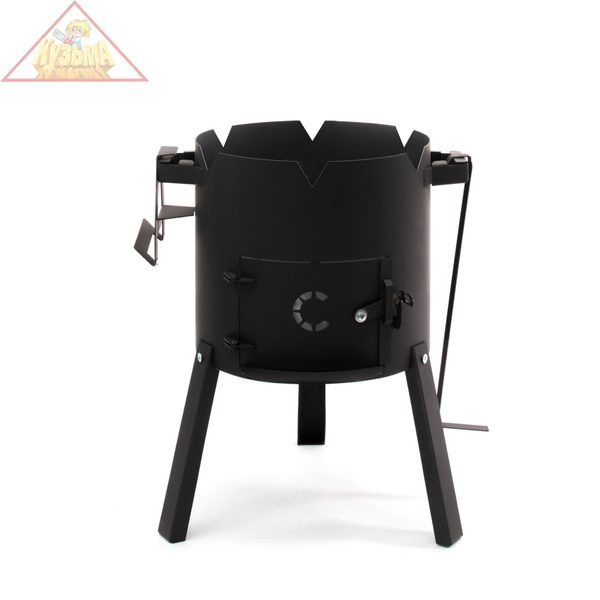 Печь под казан 8-10л "СИБИРСКИЙ СЛЕДОПЫТ", d340, сталь 2мм, без трубы, PF-SC-01