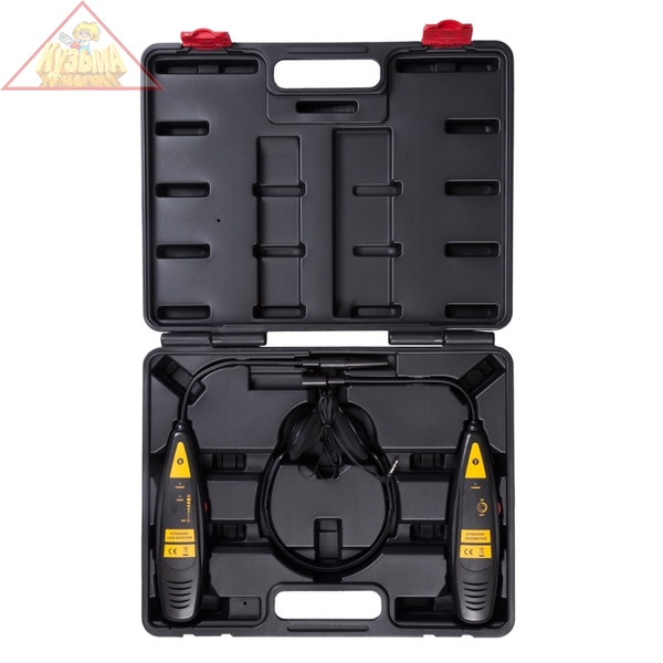 Детектор утечек, ультразвуковой, кейс, 3 предмета МАСТАК 105-90003C